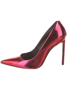 Tom Ford Candy Red Pointy Toe Metallic Pumps